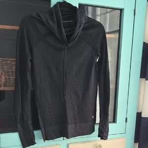 Under Armour Threadborne Black Hoodie Dri-fit Lightweight Material